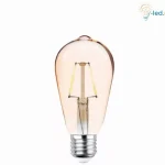 Biztonságos fizetés FL Borostyán LED izzó filament COG E27 4W 2200K - RTV0100009