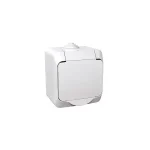 Schneider CEDAR PLUS falon kívüli dugalj , gyermekvédelemmel, csapófedéllel, IP44, - WDE000541 Népszerű