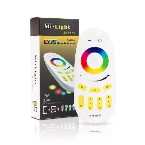 Azonnal elérhető RGB LED RGB+W rádiós távirányító 4 ZÓNÁS Wi-Fi TOUCH Mi-Light - FUT096