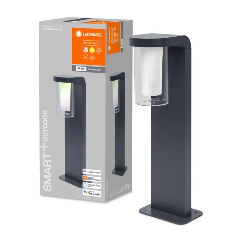 Szezonális akció POST kerti kültéri állólámpa SMART+ WiFi LED 10W 420 lm CASCADE 50cm LEDVANCE