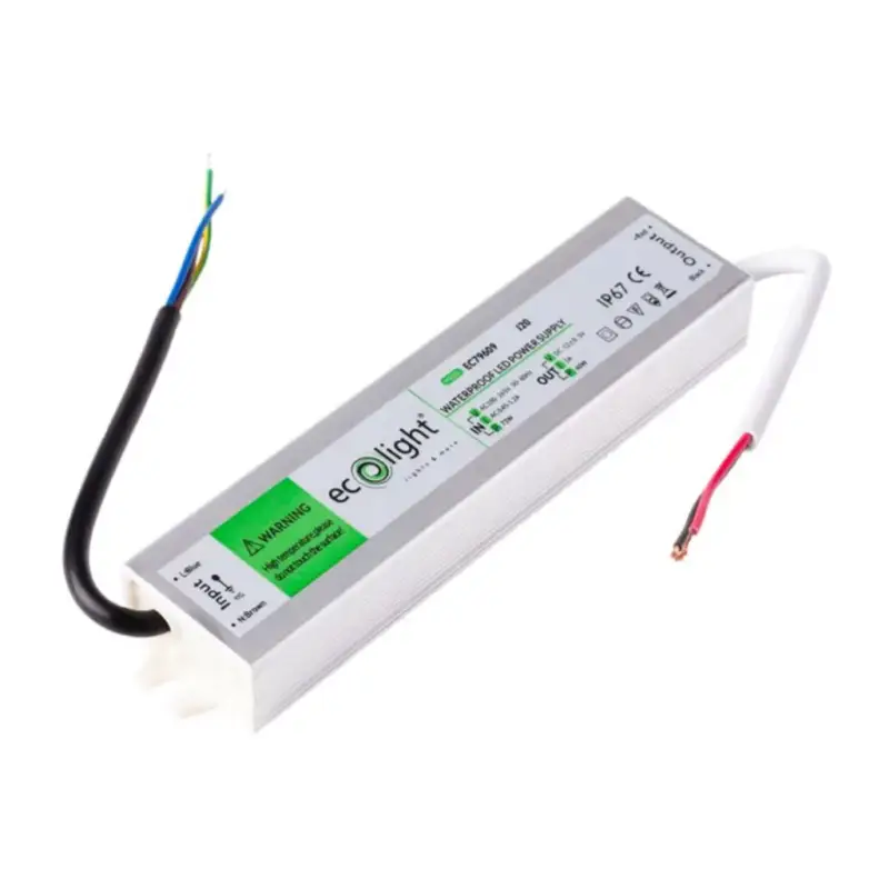 Expressz szállítás Hermetikus feszültségű LED tápegység IP67 60W 12V Ecolight
