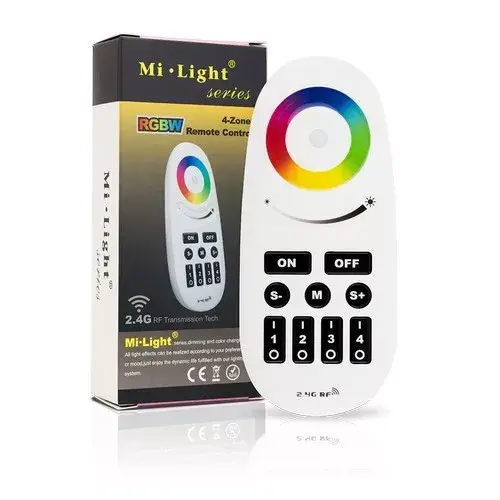 Biztonságos fizetés RGB LED RGB+W rádiós távirányító 4 ZÓNÁS Wi-Fi TOUCH Mi-Light - FUT095