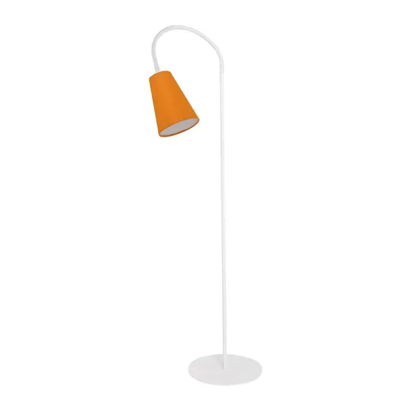 Ajánlat WIRE COLOR Gyermek állólámpa ernyő fehér és narancs Modern E27 3082 TK Világítás
