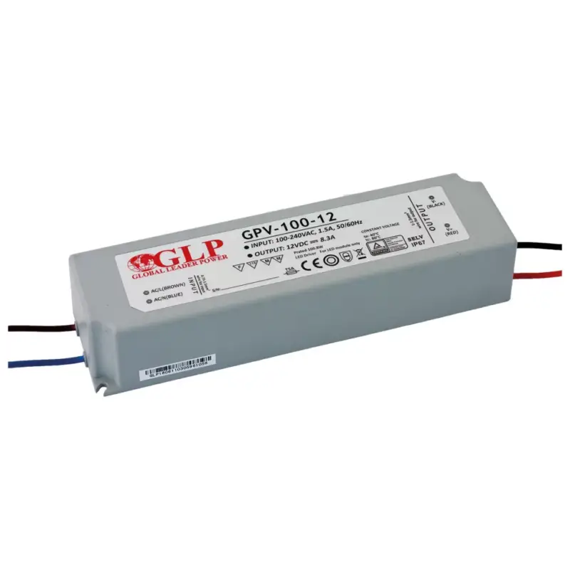 Akció FESZÜLTSÉG LED tápegység 24V 100W 4.2A GPV-100-24 GLP HERMETIC