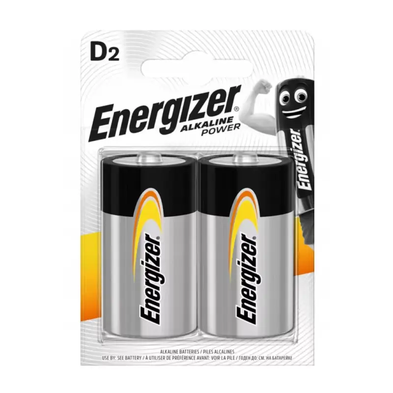 Akció ENERGIZER D LR20 alkáli elemek 2 db