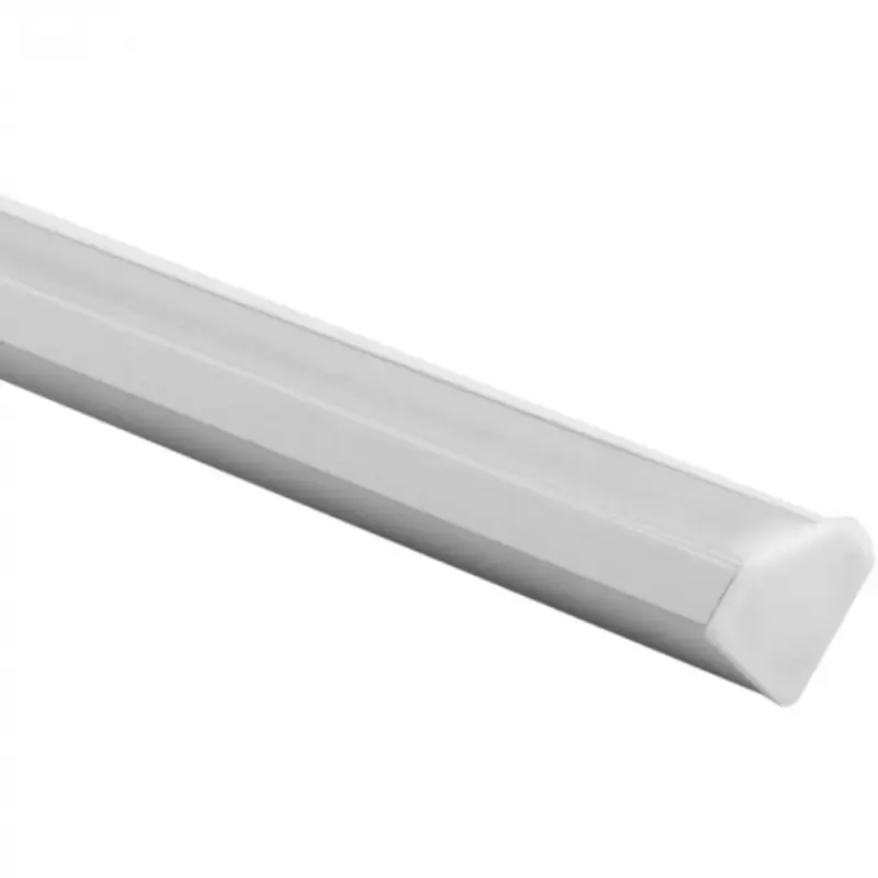Alumínium profil LED White Corner 2m-hez fagyos lámpabúrával és Ecolight végsapkákkal Kiárusítás