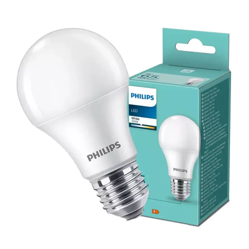 Szezonális akció LED izzó E27 A60 9W = 65W 900lm 3000K meleg tejes PHILIPS