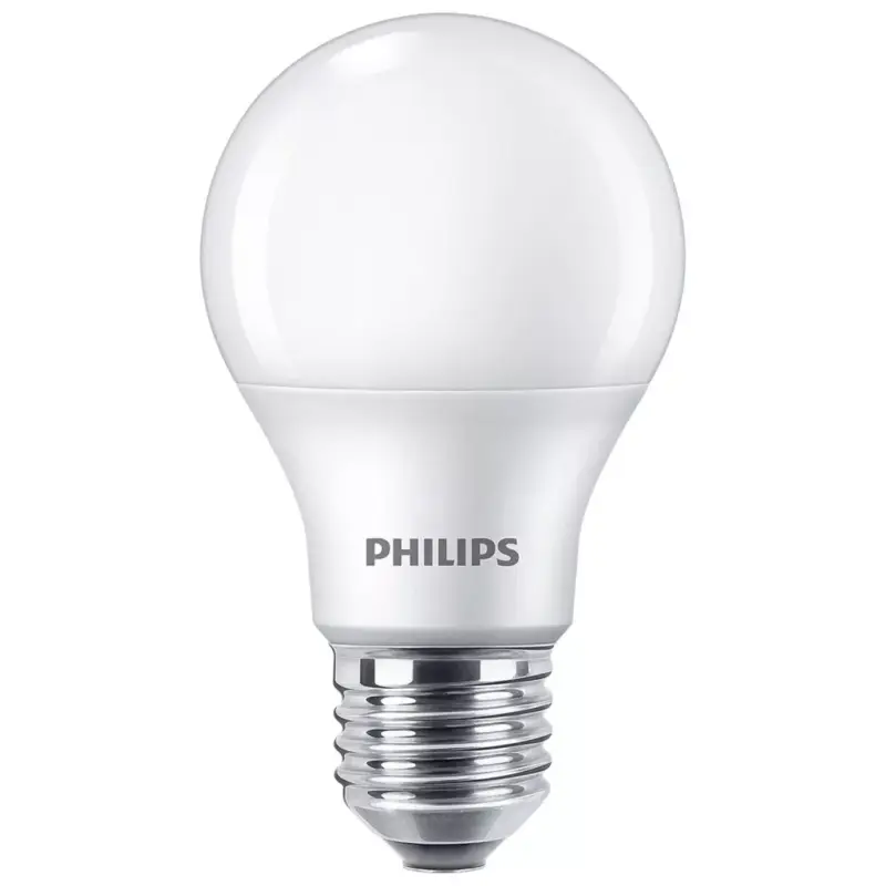 4PAK LED izzó E27 A60 9W = 60W 806lm 4000K Semleges Milky PHILIPS Szuper akció