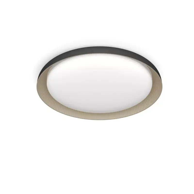 Vedd meg online Mennyezeti lámpa LED mennyezeti lámpa 10W 1950lm 4000K SceneSwitch Fekete Pebblo Ultra Hatékony Philips