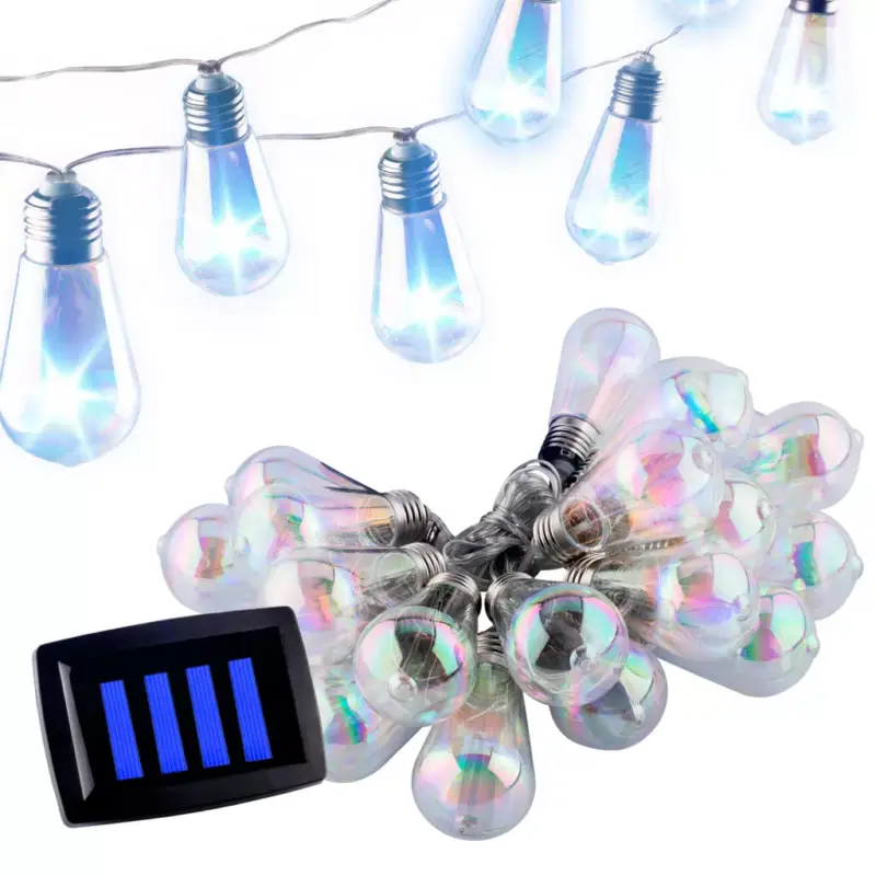 Solar Garden Garland 20x LED fénylánc dekoratív golyók 5,8 m hideg Outlet