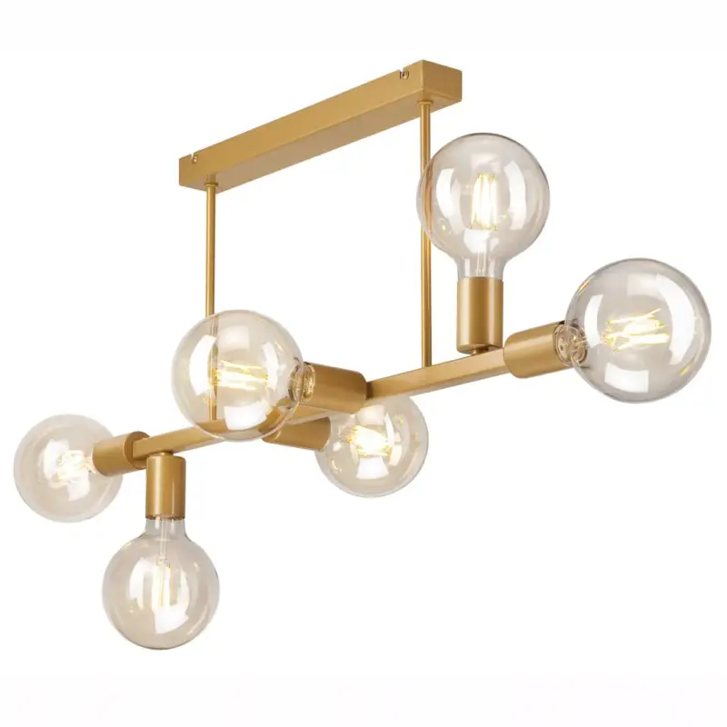 Árengedmény Mennyezeti lámpa ASTRID 6xE27 Gold Glamour LM-6.146 Lamkur