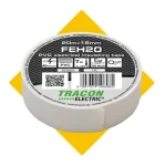 Tracon szigetelőszalag fehér 20x18 mm FEH20 szigetelő szalag Biztonságos vásárlás