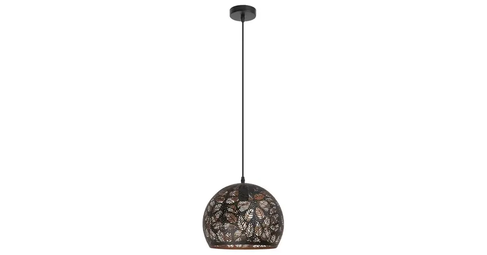 Rábalux Manorca trópusi stílusú függeszték fekete/arany E27 40W 2276 Outlet