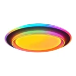 Ajánlat Optonica LED mennyezeti lámpa 40W+RGB 10W 3000lm CCT fekete távirányítós IP20 12818