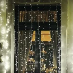 Akció Somogyi LED-es fényfüggöny kültéri kivitel 2 m x 1 m 21 füzér 210 db hideg fehér LED KAF 210LC
