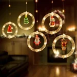Olcsó Family LED fényfüggöny mikulás 1,8 x 0,5 m 125 meleg fehér LED 58918