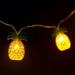 Gyors kiszállítás Family LED fényfüzér ananász 1,65 m 10 LED meleg fehér 2xAA 58219B