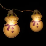 Vedd meg online Family LED fényfüzér hóember 10 LED 1,35 m meleg fehér 2xAA 58910