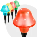 Garden of Eden kültéri LED-es leszúrható szolár gombalámpa 200mAh 11cm 11704 Legkelendőbb