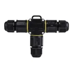 Utolsó esély Ultratech tömszelencés kábeltoldó 3P gyorscsatlakozós T-alakú 24A/450V 0,5-2,5mm² WT04