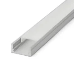 Kiárusítás Alumínium led profil sín opál takaró búra 1m (csak búra) 41010M1