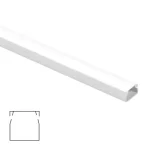 Kábelcsatorna 12x12 mm műanyag fehér 2m/szál 200m/köteg Biztonságos fizetés