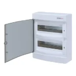 Tehnoplast falon kívüli lakáselosztó 24 (2x12) modulos kiselosztó doboz IP40 N 24 C Szuper akció