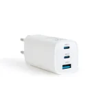 Delight Hálózati Adapter USB + Type-C PD45W gyorstöltéssel fehér 55060 Biztonságos fizetés