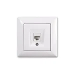Visage UTP aljzat CAT5E RJ45 fehér kerettel GUNSAN Olcsóbb