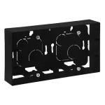 Legrand Niloé Step kettős kiemelődoboz fekete 863598 Akció