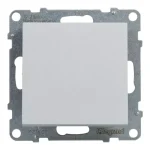 Népszerű Legrand Suno 101 egypólusú kapcsoló aluminium nélkül 10AX, fehér 721301