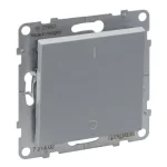 Expressz kézbesítés Legrand Suno 102 kétpólusú kapcsoló 10AX keret nélkül aluminium 721302