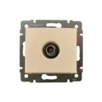 Azonnal elérhető Legrand Valena tv antenna csatlakozóaljzat végzáró 1,5db elefántcsont 774329