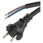 Vásárlói kedvenc EMOS flexo zsinór gumi/neoprén 2×1mm2 3m fekete S03030N