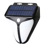 Superfire napelemes LED lámpa PIR érzékelővel, 6W, 280lm, 1500mAh, érzékelés 3-5m IP54 [FF11-F] Gyors kiszállítás