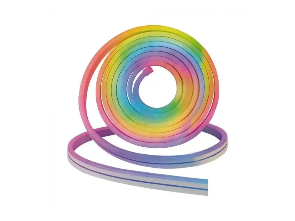 SMART LED NEON FLEX RGB szett 5m IP68 + forrás IP44 + vezérlés 7,2W/m 400LM/m Azonnali szállítás