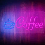Neolia Neon LED dekoráció COFFEE 5V USB [RTV100272] Biztonságos fizetés