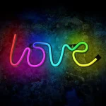Forever light Neon LED dekoráció LOVE többszínű, 3xAA/USB [RTV100438] Gyors szállítás