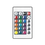Végkiárusítás ORNO távirányító RGB LED szalagokhoz, infravörös, 24 gombos, 5-24V, 6A [AD-TL-6500/P24]