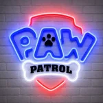 Függő LED NEON dekoráció PAW PATROL [GSM189318] Akciós ár