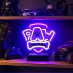 LED NEON dekoráció állványon PAW PATROL - LOGO [GSM189324] Legjobb ár