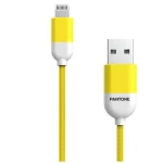 Különleges ajánlat PANTONE KÁBEL MFI USB-A – LIGHTNING 1,5 M, 2,4 A, SÁRGA [GSM174226]