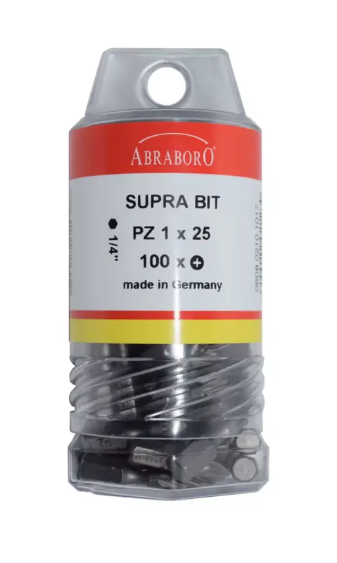 SUPRA BIT MASTERPACK PZ1x25 MM - ABRABORO Gyors kiszállítás