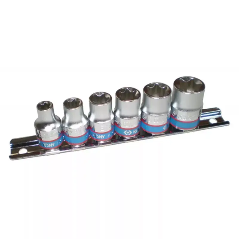 Árcsökkenés Dugókulcs - crowafej készlet 3/8" belső torx 6 db-os rövid - King Tony