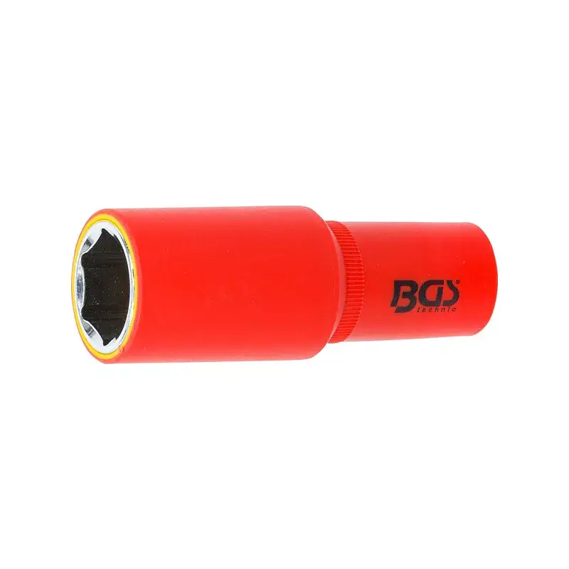 VDE szigetelt hosszú dugókulcs 6 lapú 1/2" 22mm - BGS Prémium
