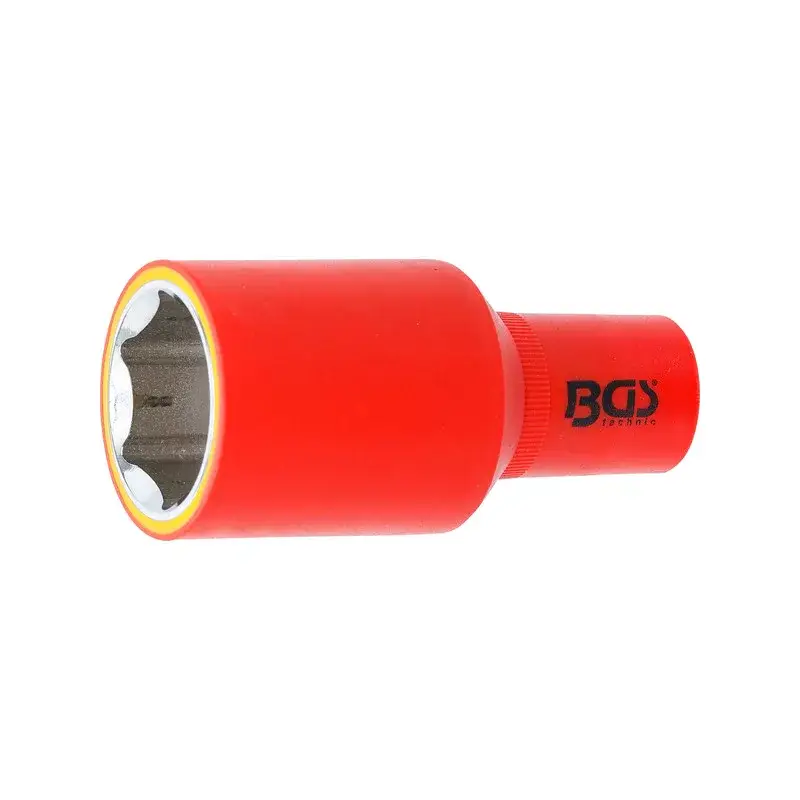 VDE szigetelt hosszú dugókulcs 6 lapú 1/2" 30mm - BGS Prémium