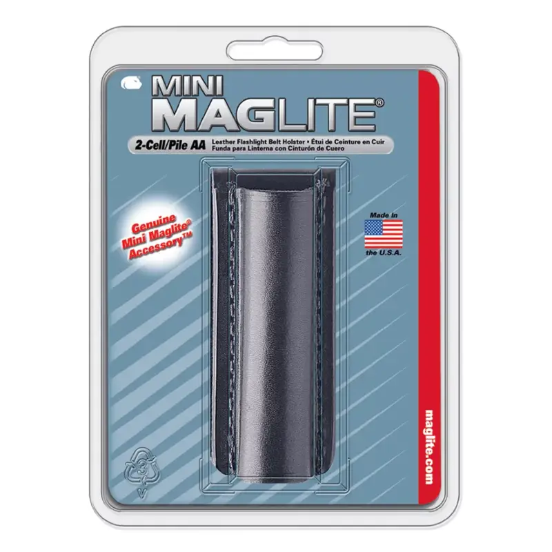 AM2A026 Maglite AA fekete bőrtok Csak ma
