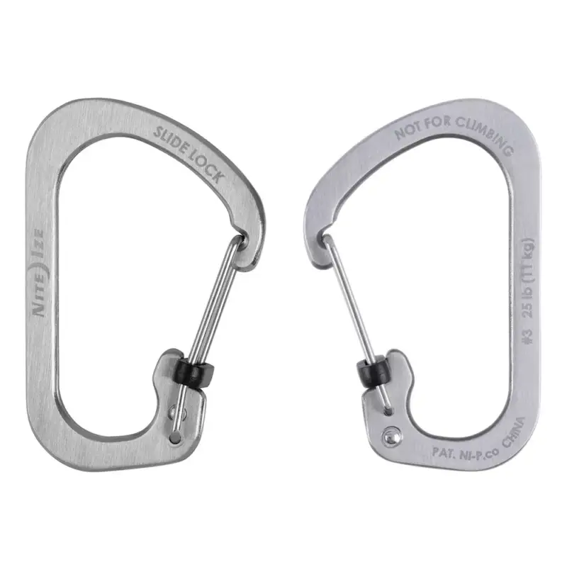 Akciós ár Slidelock® karabiner acél #3 - acél
