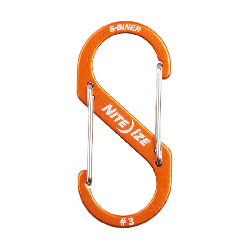 Akciós ár S -Biner® alumínium dupla karabiner #3 - Orange