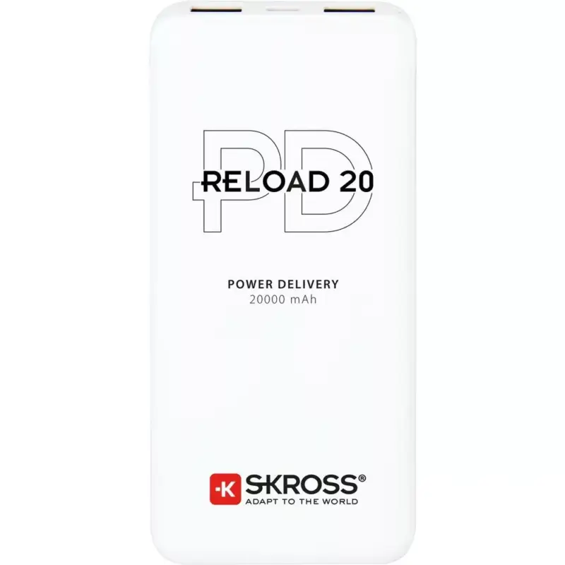 Outlet SKROSS Reload20 20Ah power bank USB/microUSB kábellel, két kimenettel